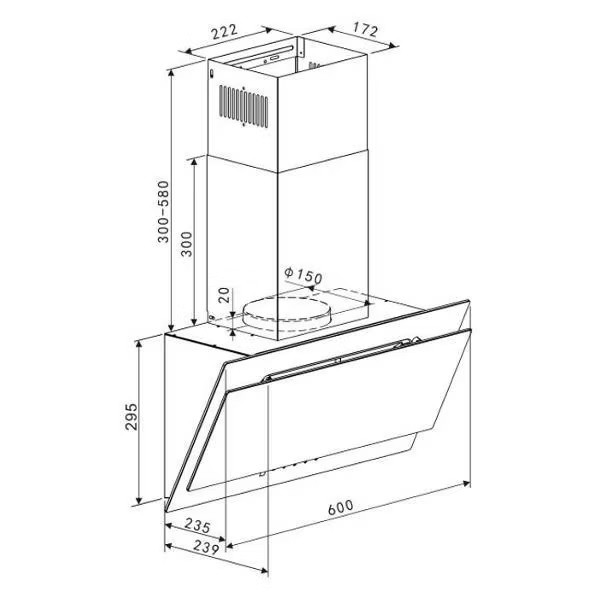 Вытяжка Schaub Lorenz SLD DL5227