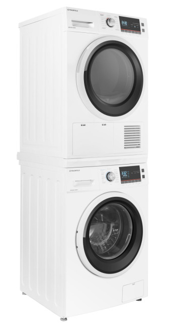 Комплект стиральная и сушильная машина Maunfeld MFWM148WH + MFDM168WH + WM-SK