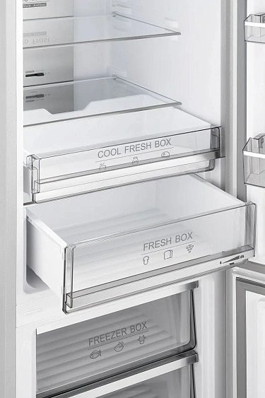 Холодильник WEISSGAUFF WRK 2000 Total NoFrost Inverter White Rock Glass Холодильник WEISSGAUFF WRK 2000 Total NoFrost Inverter White Rock Glass