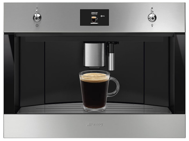 Встраиваемая автоматическая кофемашина Smeg CMS4303XRU Встраиваемая автоматическая кофемашина Smeg CMS4303XRU