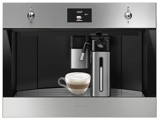 Встраиваемая автоматическая кофемашина Smeg CMS4303XRU Встраиваемая автоматическая кофемашина Smeg CMS4303XRU