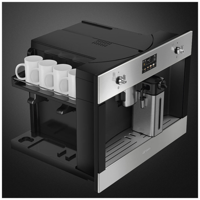 Встраиваемая автоматическая кофемашина Smeg CMS4303XRU Встраиваемая автоматическая кофемашина Smeg CMS4303XRU