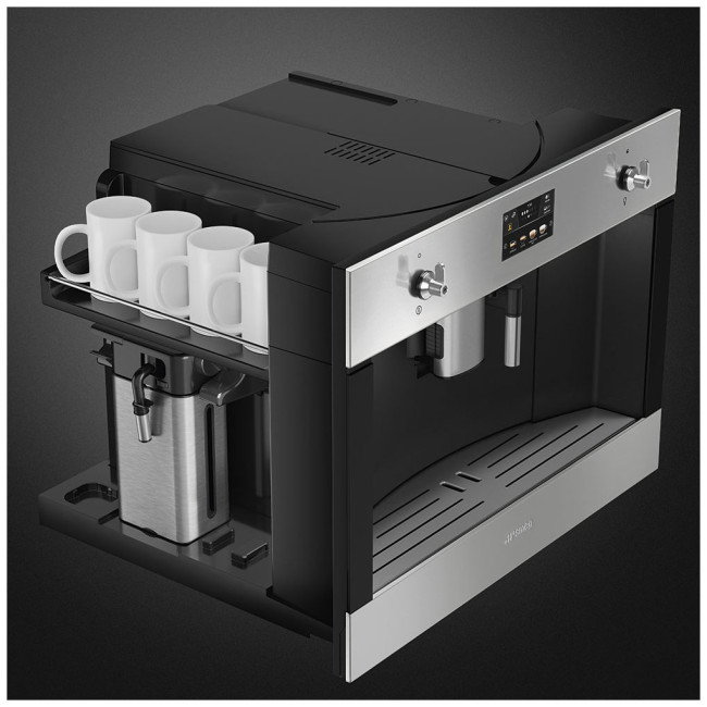 Встраиваемая автоматическая кофемашина Smeg CMS4303XRU Встраиваемая автоматическая кофемашина Smeg CMS4303XRU