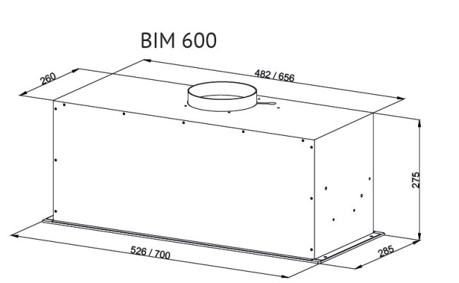 Вытяжка Kuppersberg BIM 600 Black