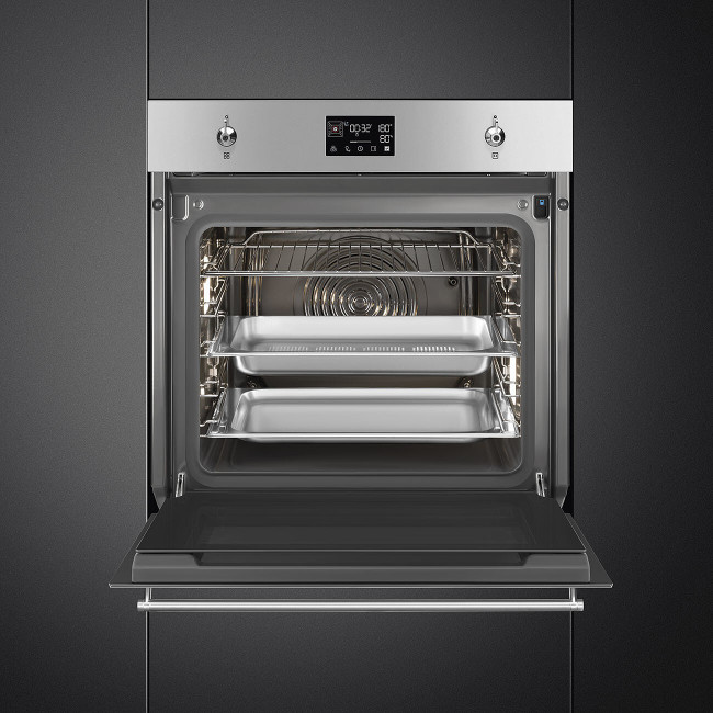 Встраиваемый электрический духовой шкаф Smeg SO6302S3PX
