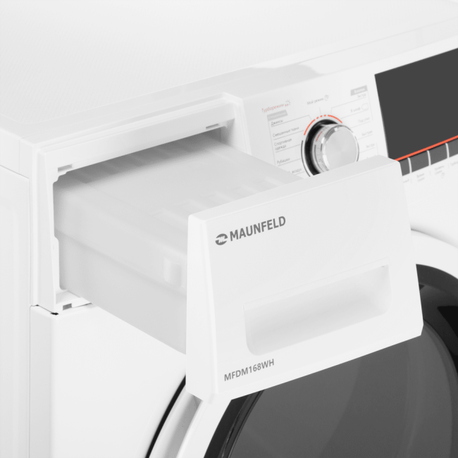 Комплект стиральная и сушильная машина Maunfeld MFWM148WH + MFDM168WHE