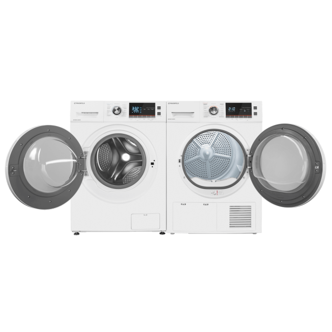Комплект стиральная и сушильная машина Maunfeld MFWM148WH + MFDM168WHE