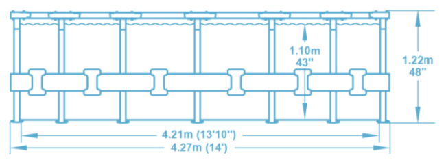 Бассейн Bestway Power Steel 56263/56444