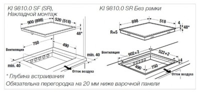 Индукционная варочная панель Kuppersbusch KI 9810.0 SF