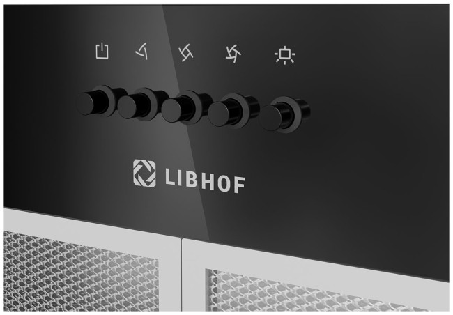 Вытяжка Libhof LB-0872 black Вытяжка Libhof LB-0872 black