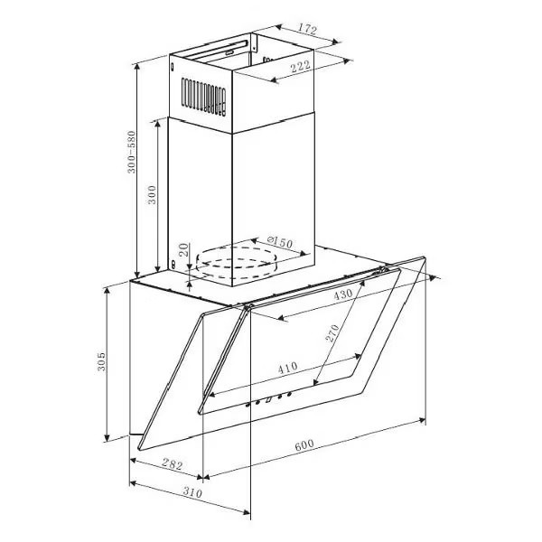Вытяжка Schaub Lorenz SLD DY5127