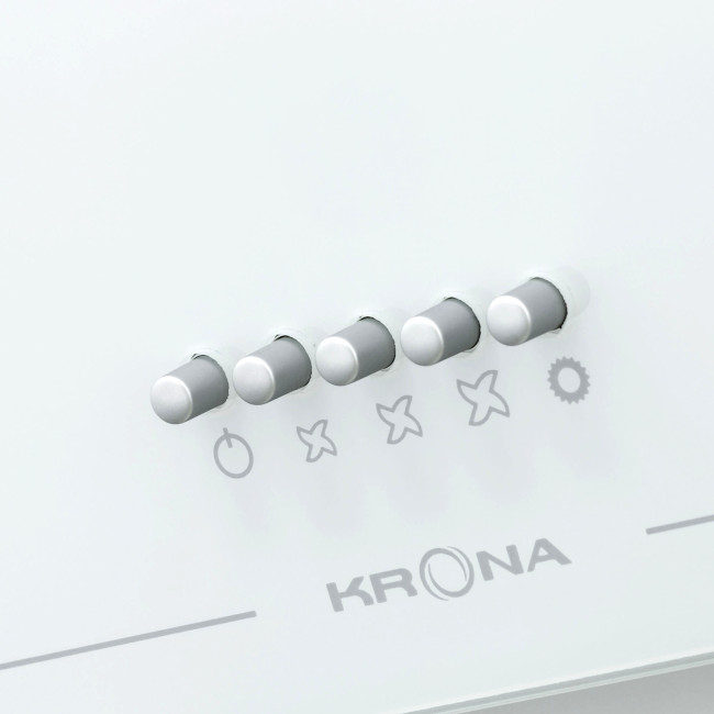 Каминная вытяжка Krona Jina 500 WHITE PB
