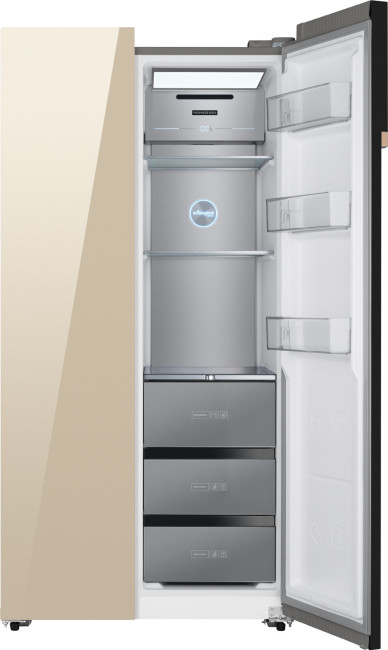Холодильник Weissgauff Wsbs 590 BeG NoFrost Inverter Premium Холодильник Weissgauff Wsbs 590 BeG NoFrost Inverter Premium