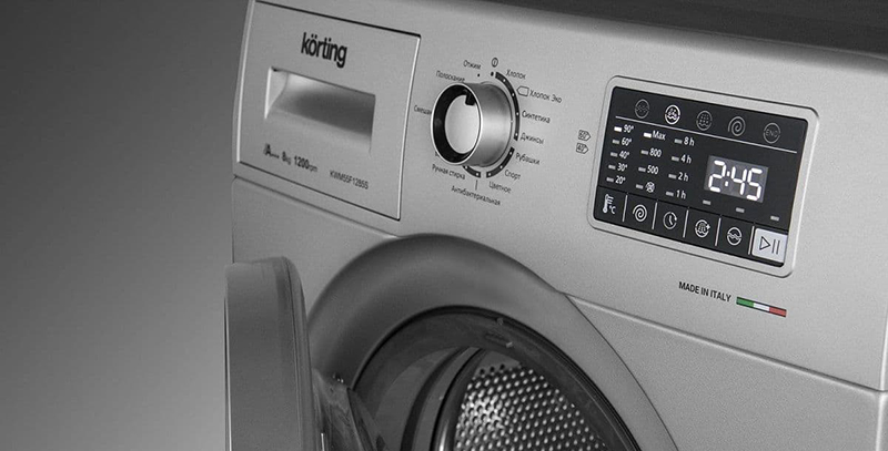 Современная стиральная машина с технологией адаптивного управления